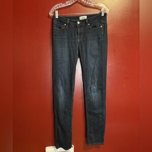 Paige skyline skinny jeans women’s size 27 dark wash classic luxury denim